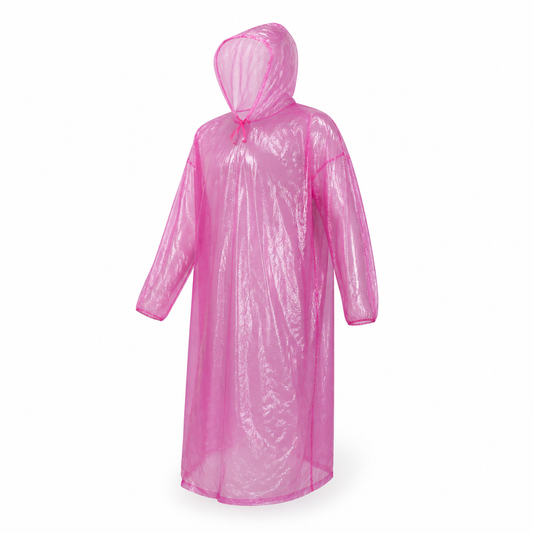 Poncho impermeable reutilizable para adulto — 19456-113 sobre fondo blanco