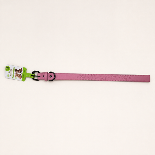 Collar rosa con dibujos grabados 21003-23 — vista completa
