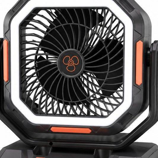 Detalle de Ventilador portátil multifunción con luz — 25210-3