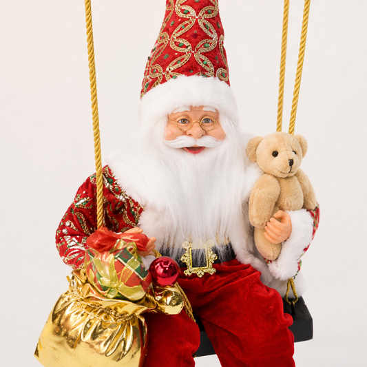 Detalle de Papá Noel decorativo en globo aerostático — 8847-5