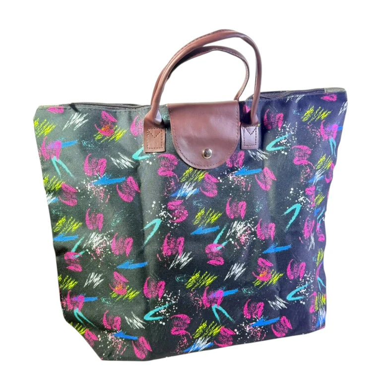 Bolsa de compras plegable con doble asa 43 × 35 × 12 cm — imagen 2