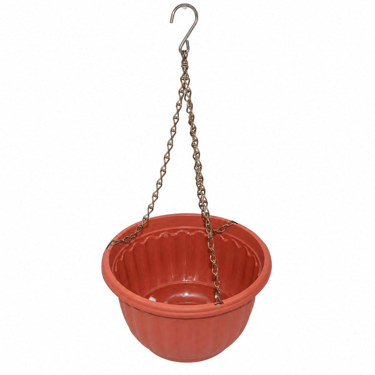 Maceta colgante con cadenas y gancho 19014-18 — detalle del producto