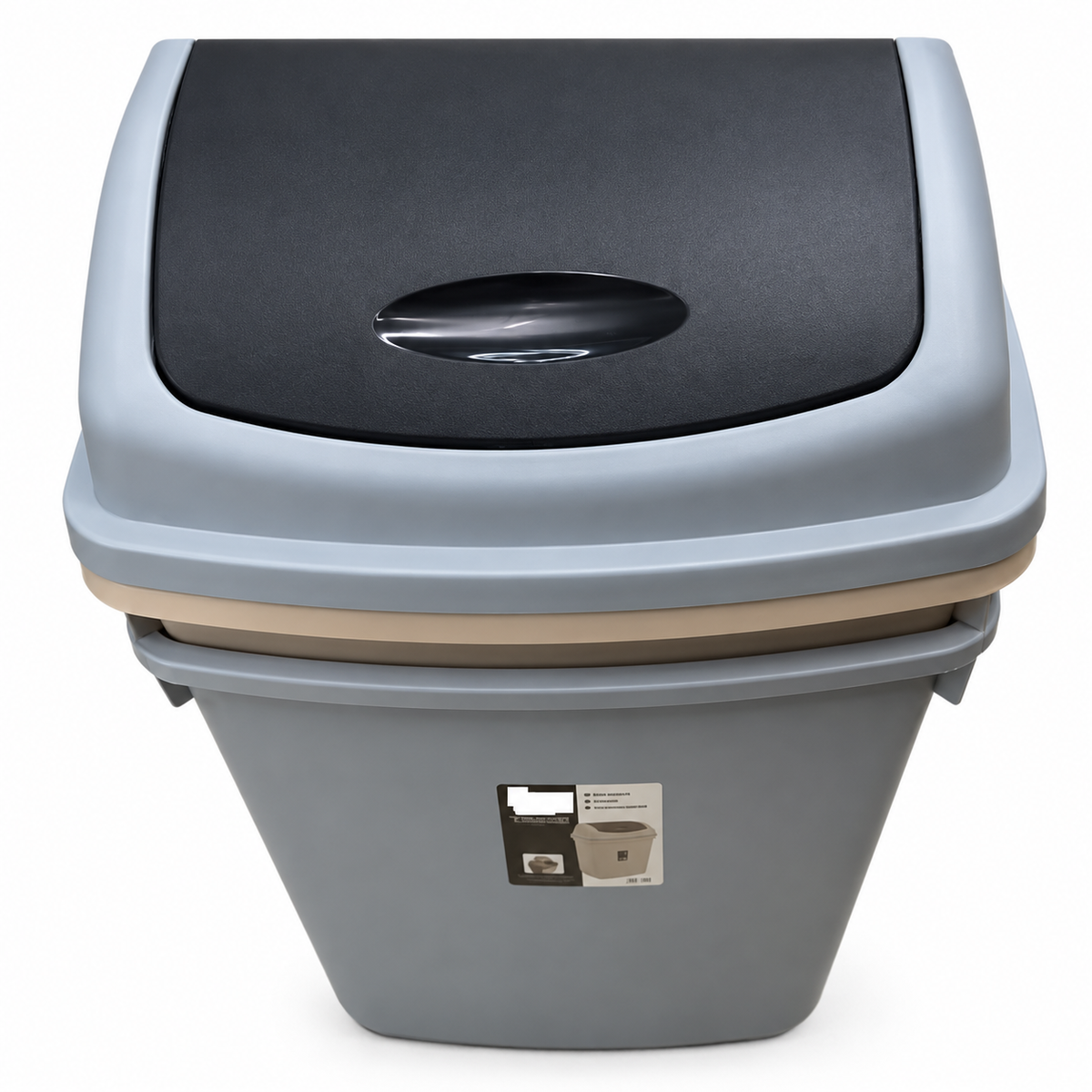 Basurero con tapa abatible 19014-59 — detalle del producto
