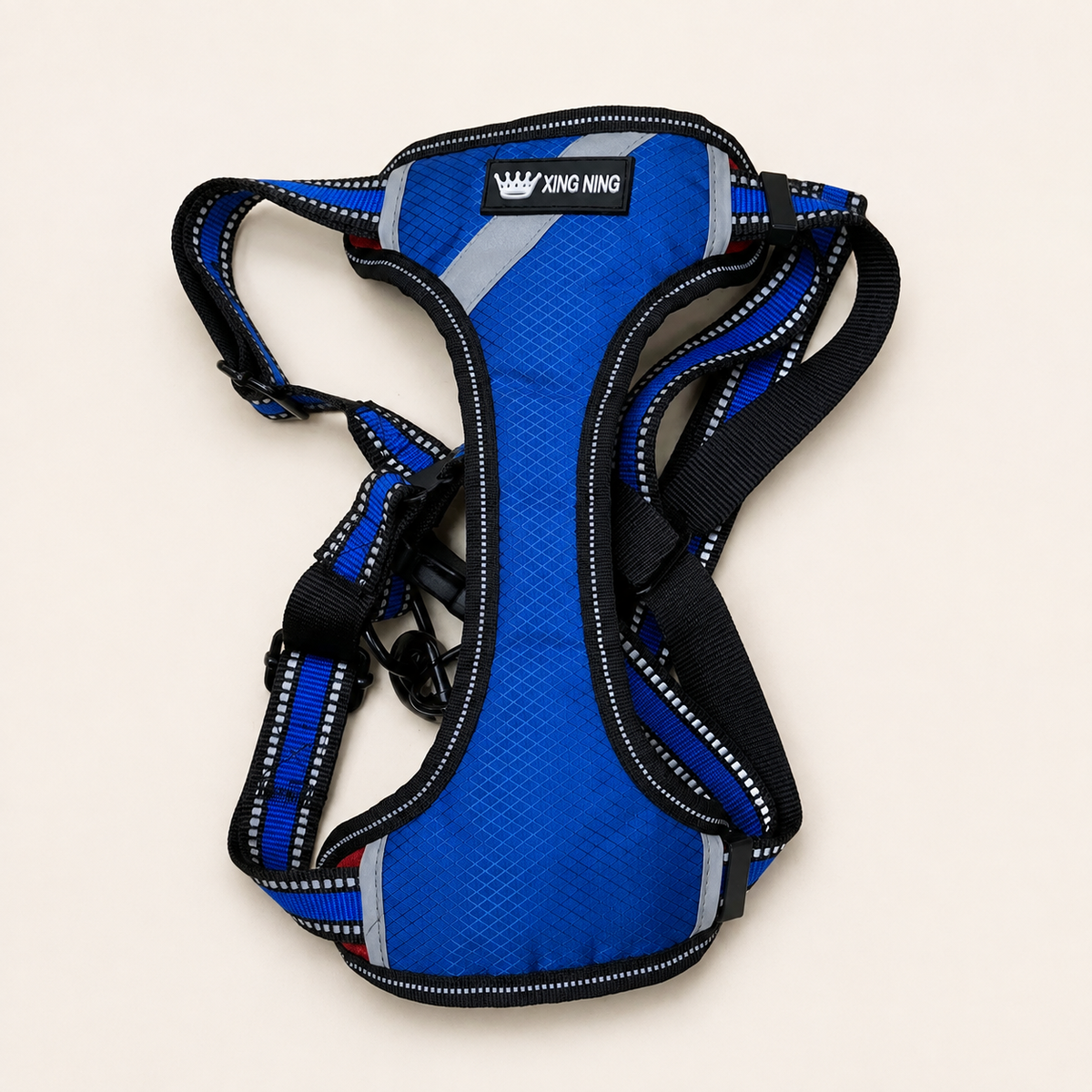 Arnés azul para perro talla L 19025-161 — vista completa