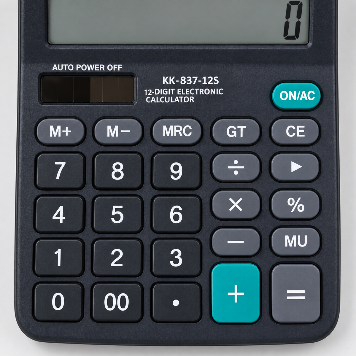 Calculadora de escritorio de 12 dígitos KK-837-12S — 19038-3 — detalle