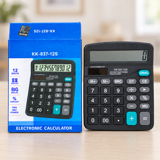 Calculadora de escritorio de 12 dígitos KK-837-12S — 19038-3 — vista principal