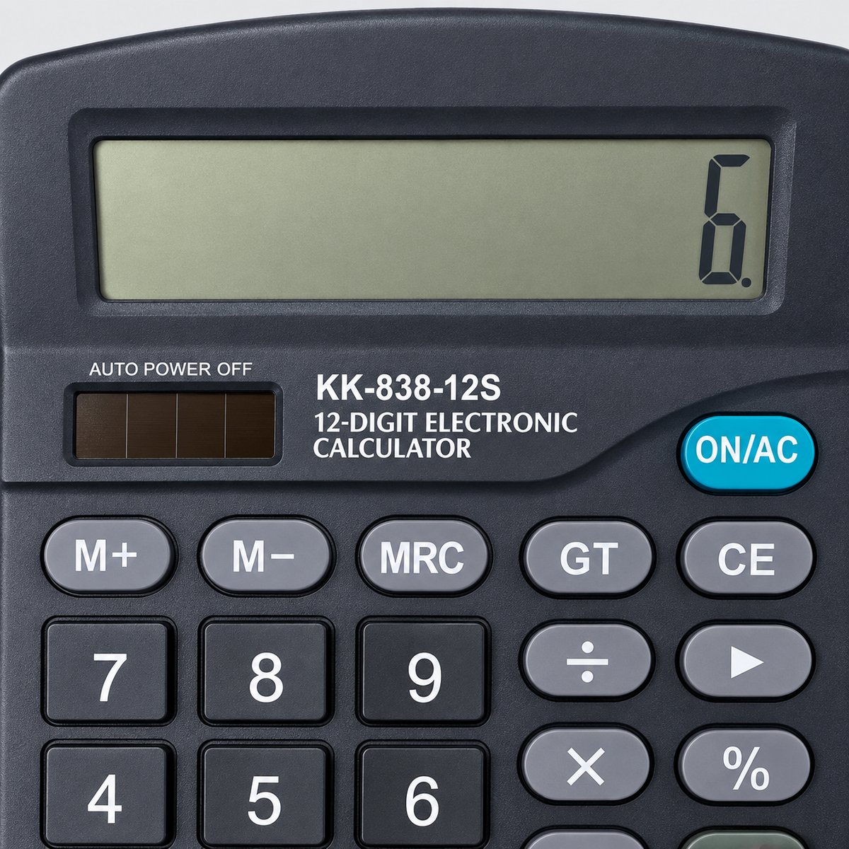Calculadora de escritorio de 12 dígitos KK-838-12S — 19038-8 — detalle