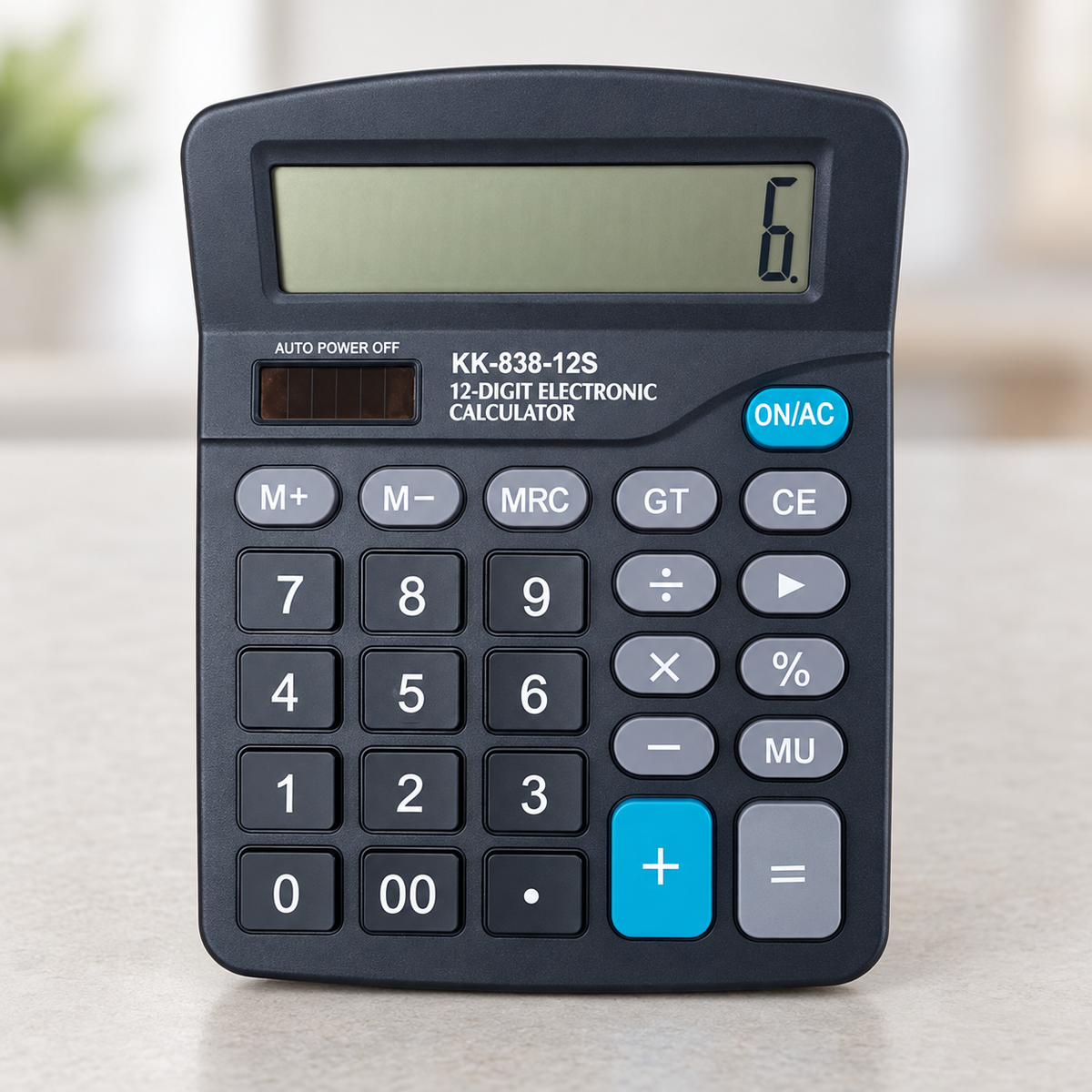 Calculadora de escritorio de 12 dígitos KK-838-12S — 19038-8 — vista principal
