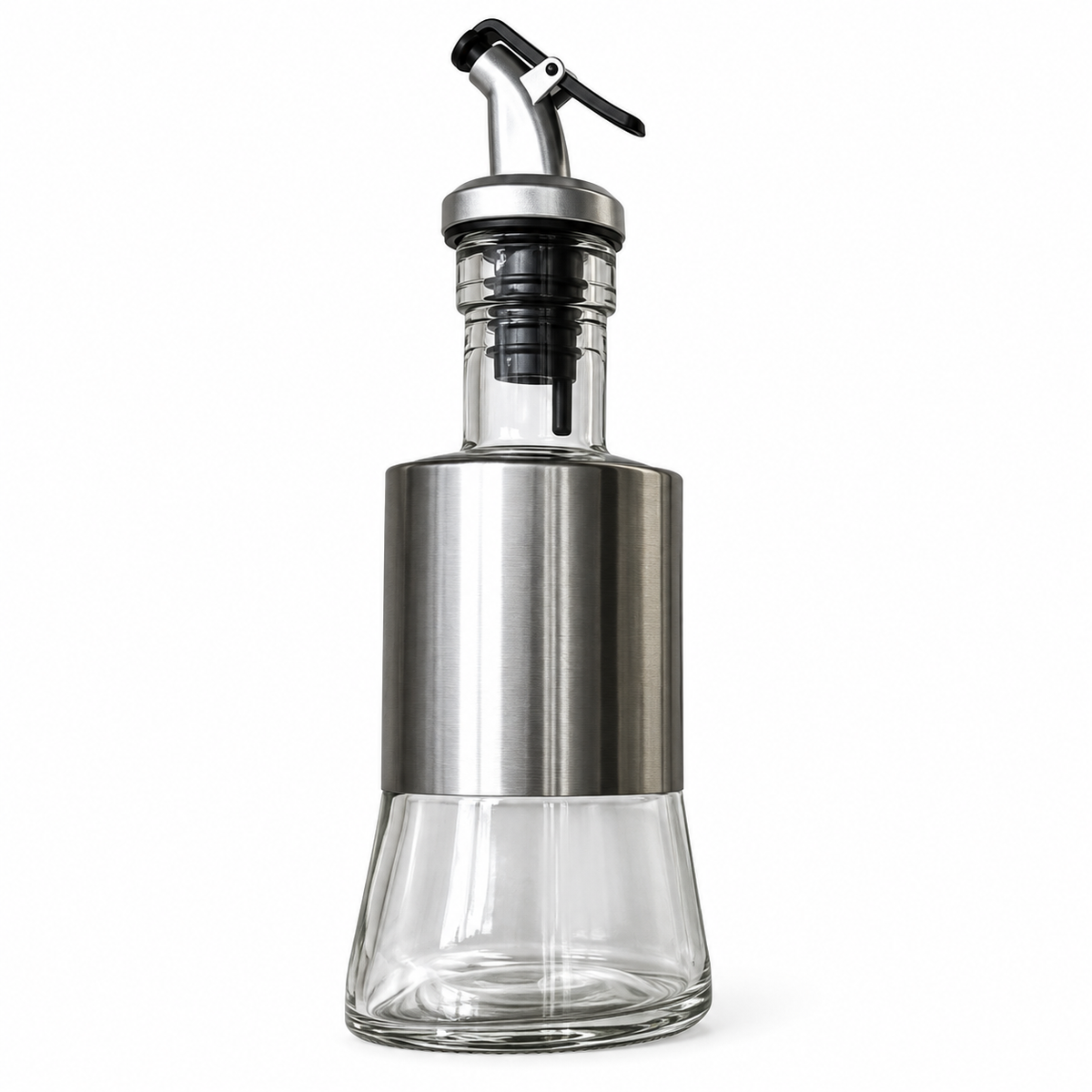 Botella dispensadora de vidrio con bomba 19254-76 — detalle del producto