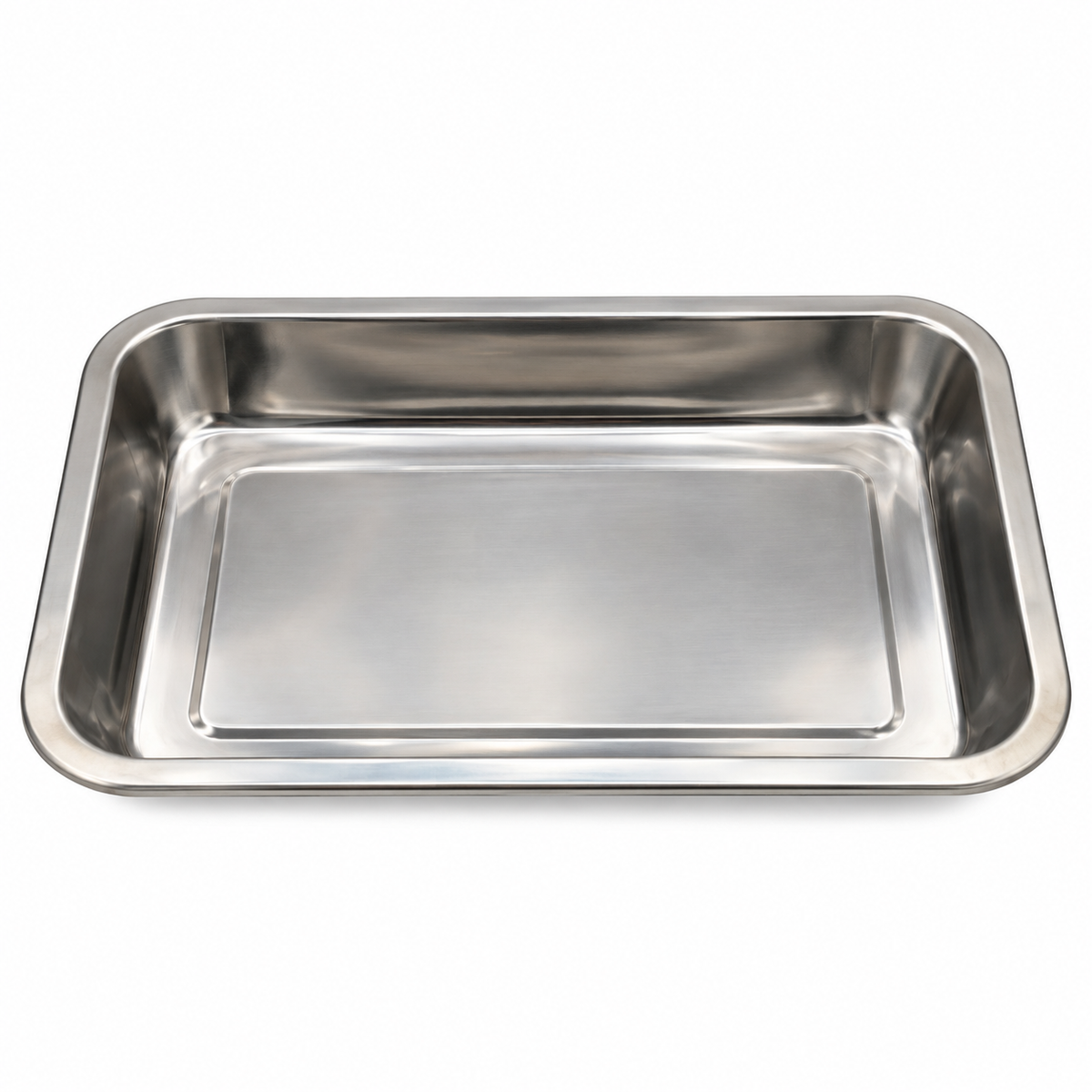 Bandeja metálica para horno de 32 × 22 × 2 cm 19585-30 — vista sobre fondo blanco