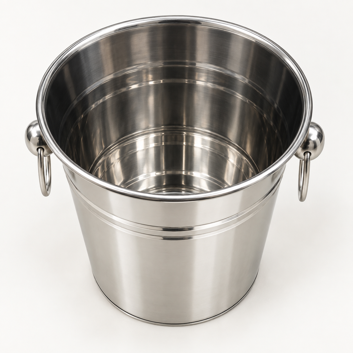 Cubeta metálica para hielo de 16 cm 19585-53 — detalle del producto