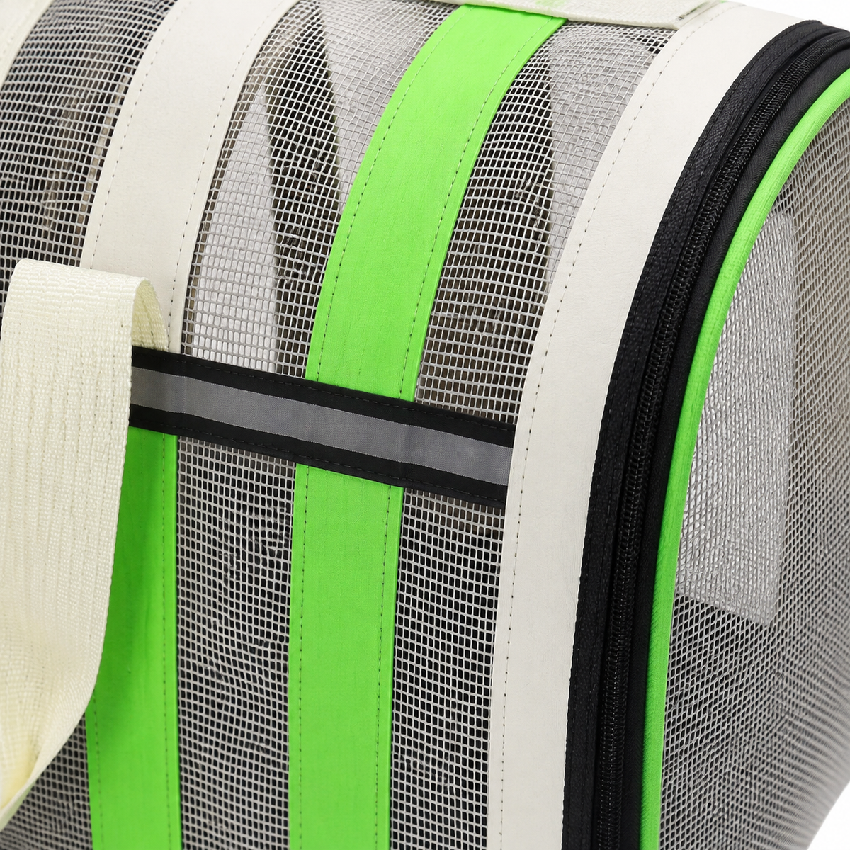 Bolso transportador para mascotas con malla 19593-61 — detalle
