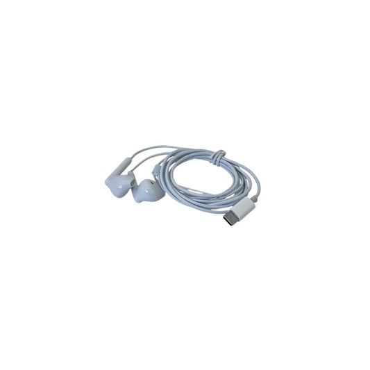 Audífonos con Cable Ezra USB-C, con Micrófono y Control en el Cable, Disponibles en Blanco y Negro