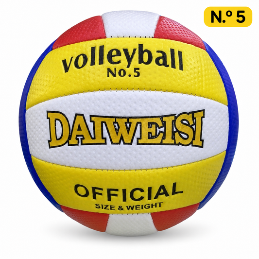 Balón de voleibol DAIWEISI número 5 20027-56 — vista sobre fondo blanco