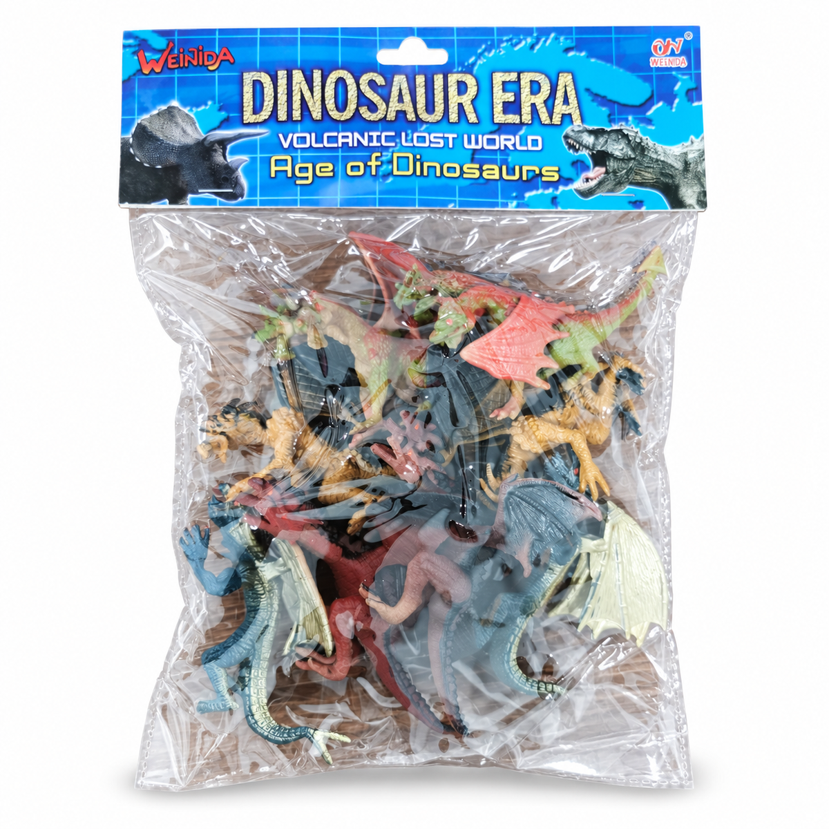 Set de figuras Dinosaur Era 2027C — vista sobre fondo blanco