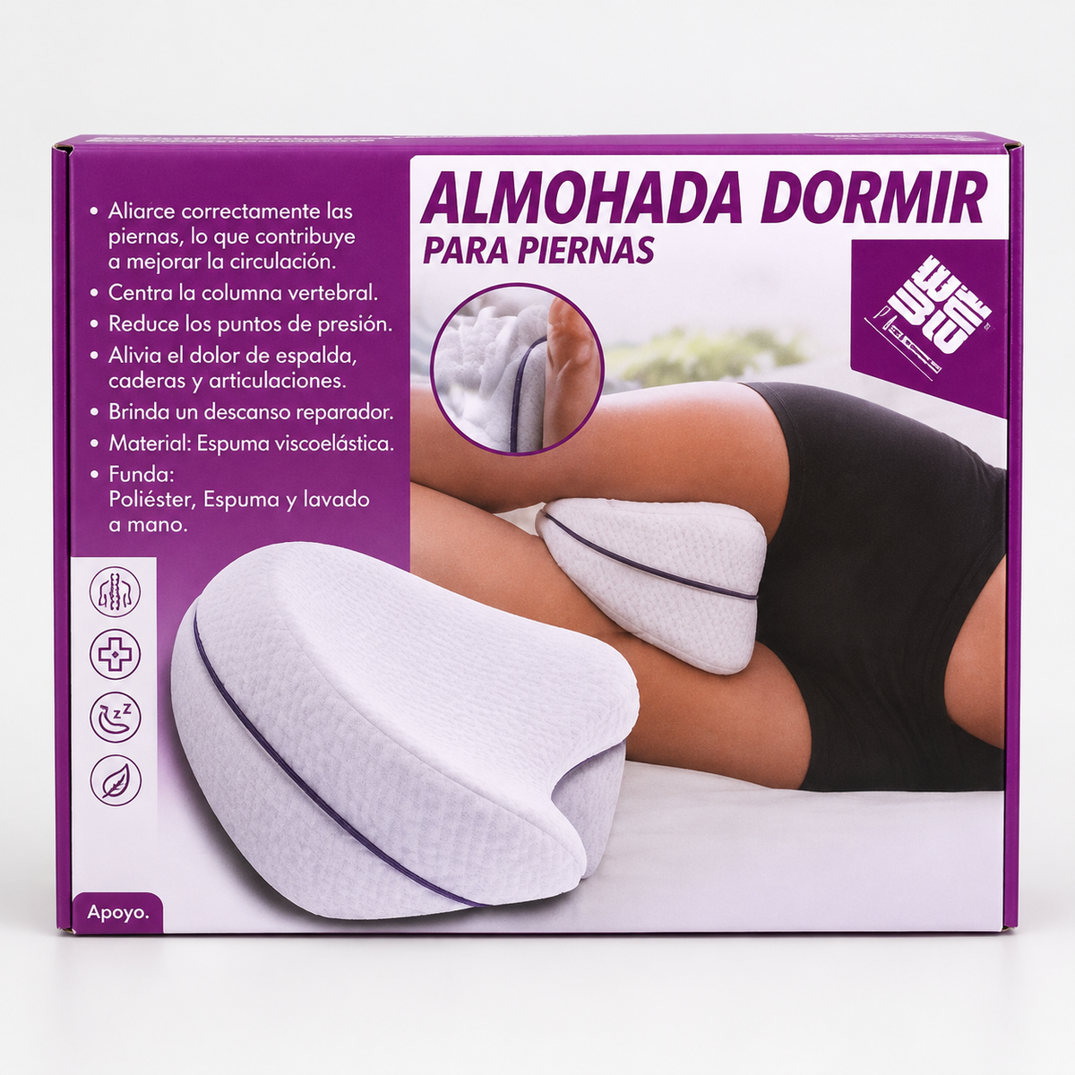 Almohada ergonómica para dormir 20328-3 — detalle del producto