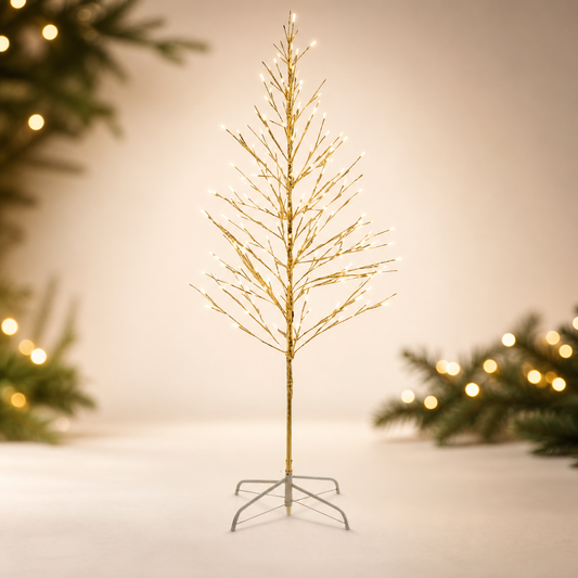 Árbol luminoso dorado de 1.5 m — 20376-13 — vista 1