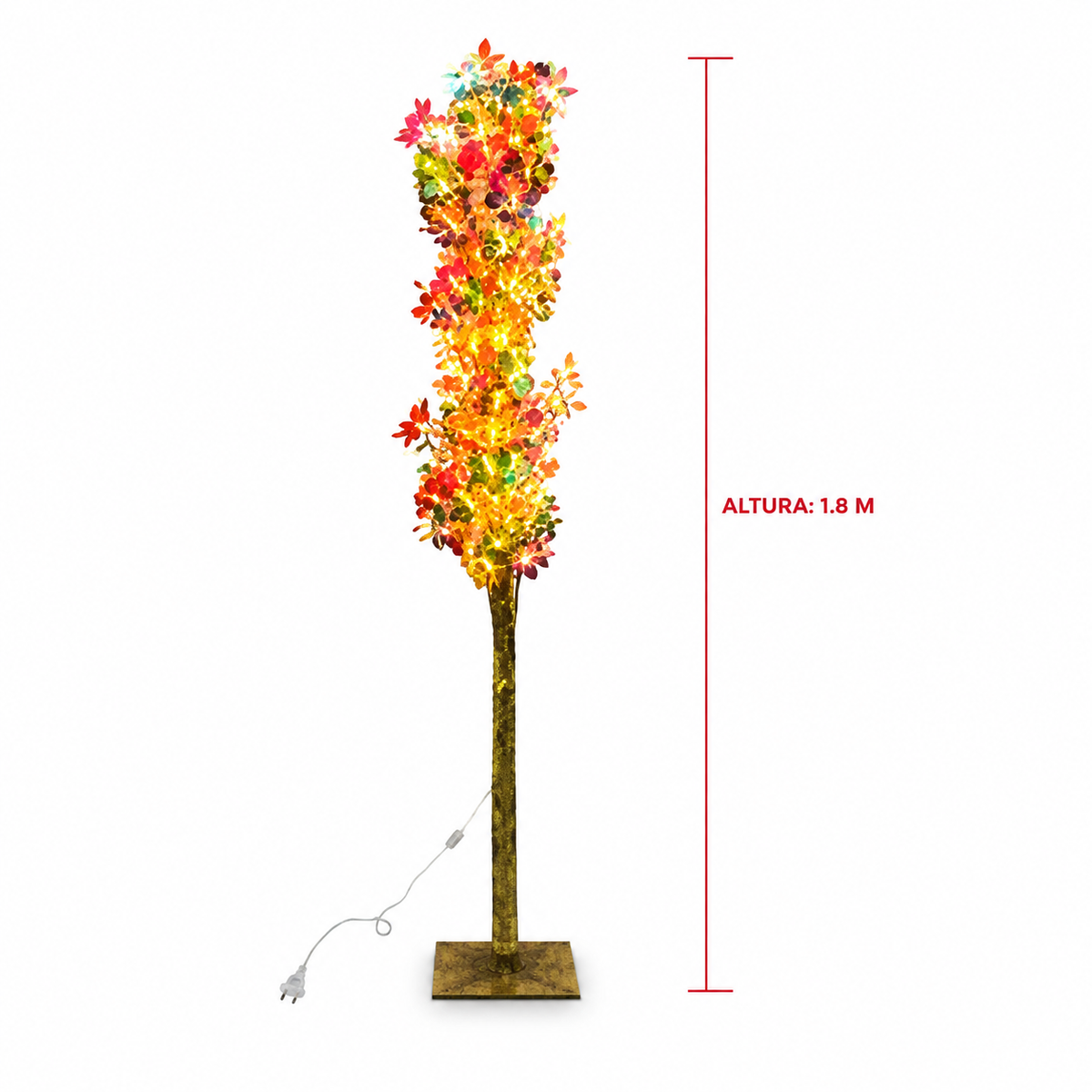 Árbol luminoso floral de 1.8 m — 20376-22 sobre fondo blanco