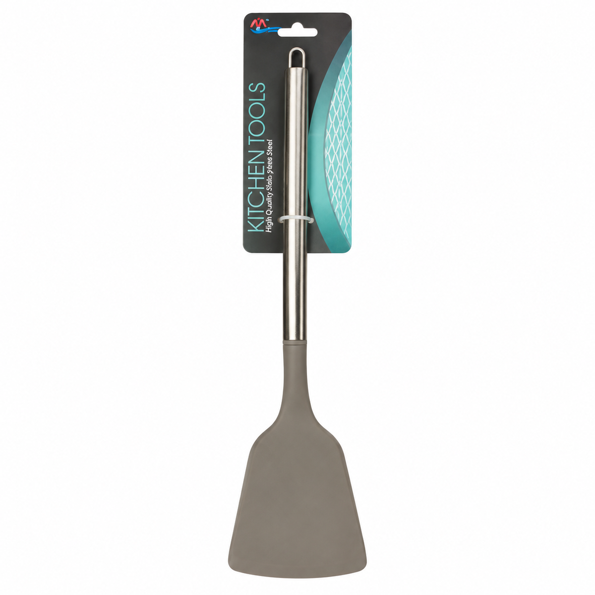 Espátula de cocina con mango metálico 20390-75 — detalle del producto