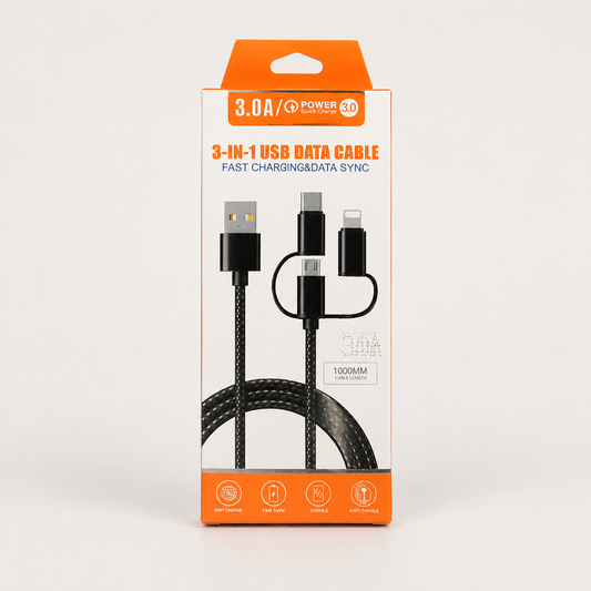 Cable USB 3 en 1 de 1 m 20611-2 — vista principal