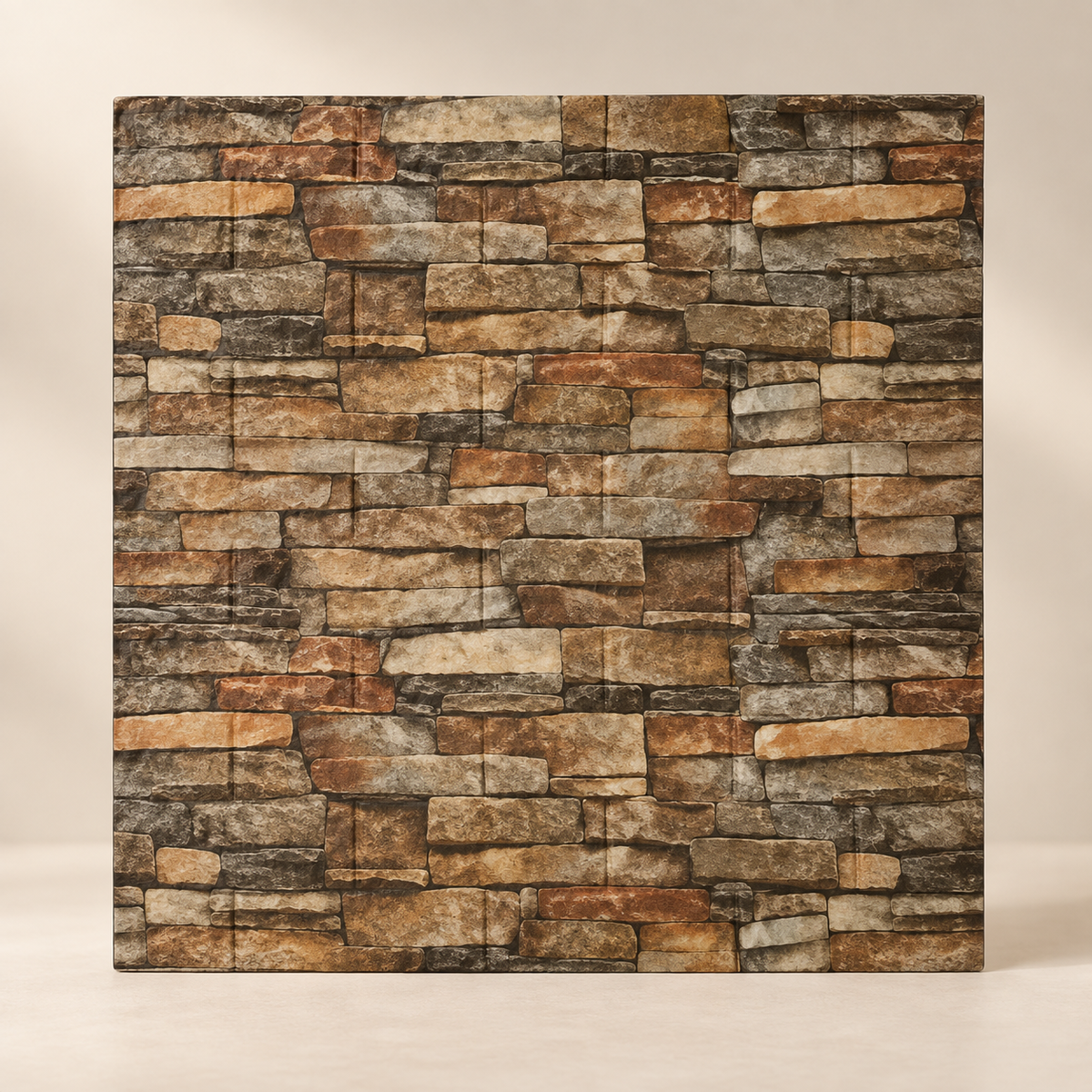 Panel adhesivo decorativo para pared, diseño piedra cálida 20855-19 — vista principal