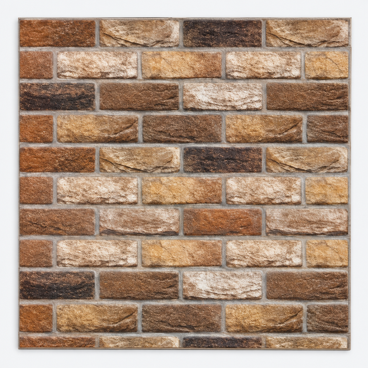Panel adhesivo decorativo para pared, diseño ladrillo marrón 20855-27 — detalle del producto