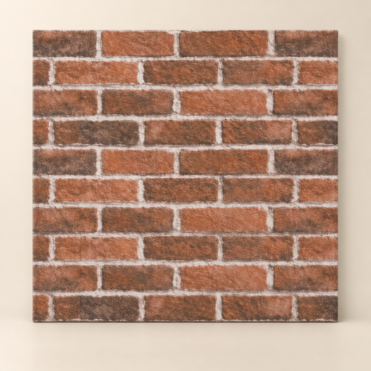 Panel adhesivo decorativo para pared, diseño ladrillo rojo 20855-28 — vista principal