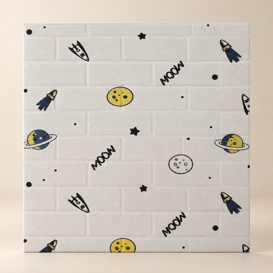 Panel adhesivo decorativo para pared, diseño espacial 20855-42 — vista principal