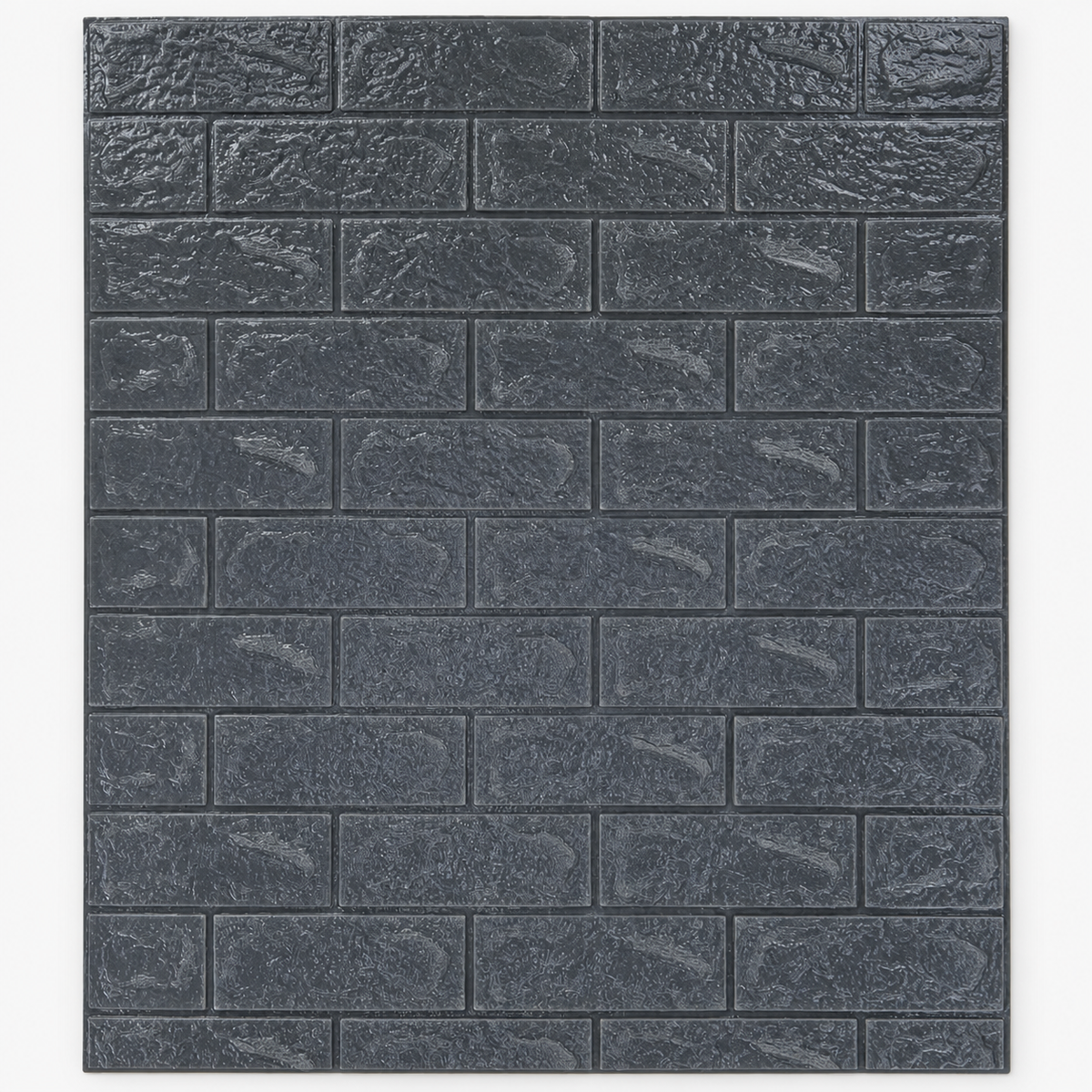 Panel adhesivo decorativo para pared, diseño ladrillo gris oscuro 20855-50 — detalle del producto