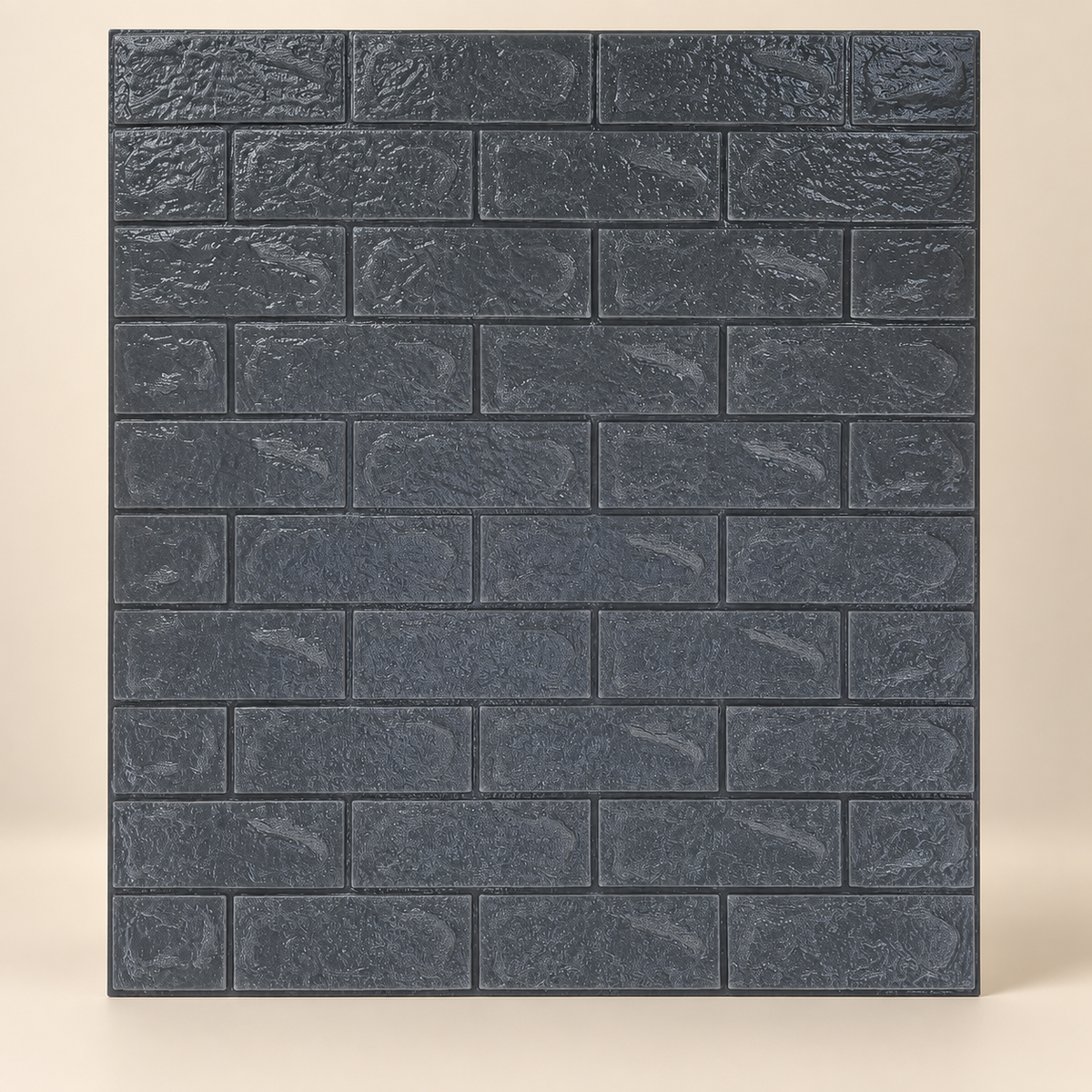 Panel adhesivo decorativo para pared, diseño ladrillo gris oscuro 20855-50 — vista principal