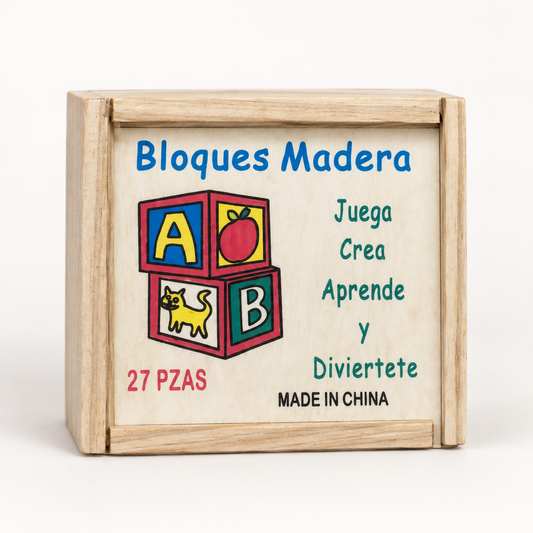 Bloques de madera en caja, 27 piezas 20915-26 — vista principal