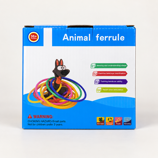 Juego de aros con figura de animal 20915-8 — vista principal