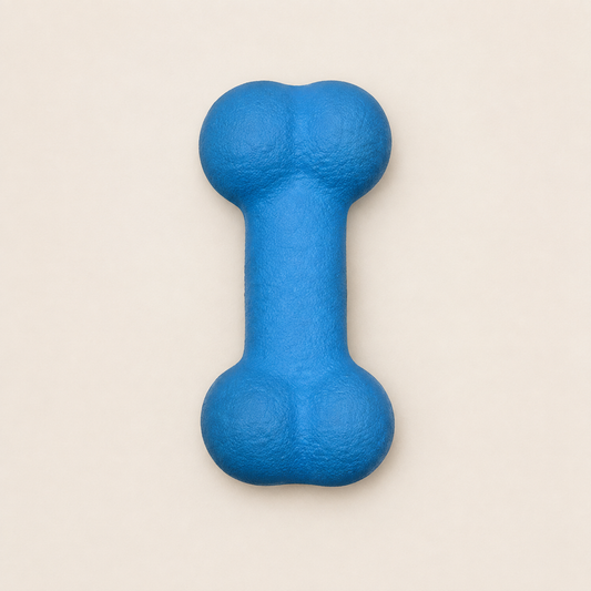 Juguete azul en forma de hueso para perro 21003-106 — vista completa