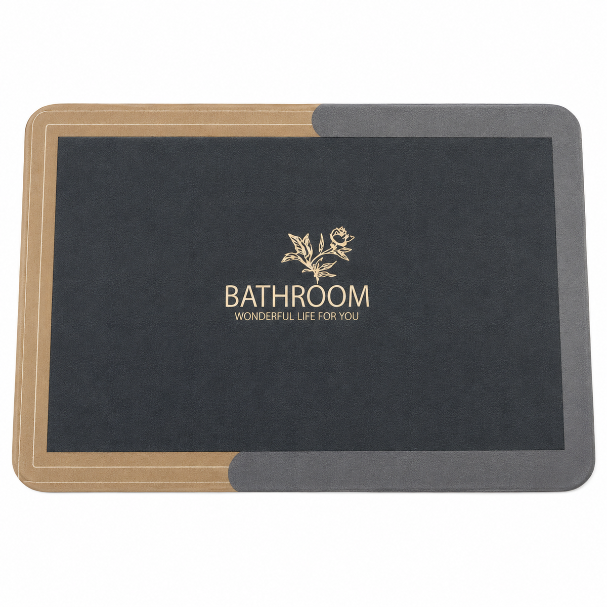 Alfombra de baño 40 × 60 cm, diseño BATHROOM 21009-1 — detalle del producto