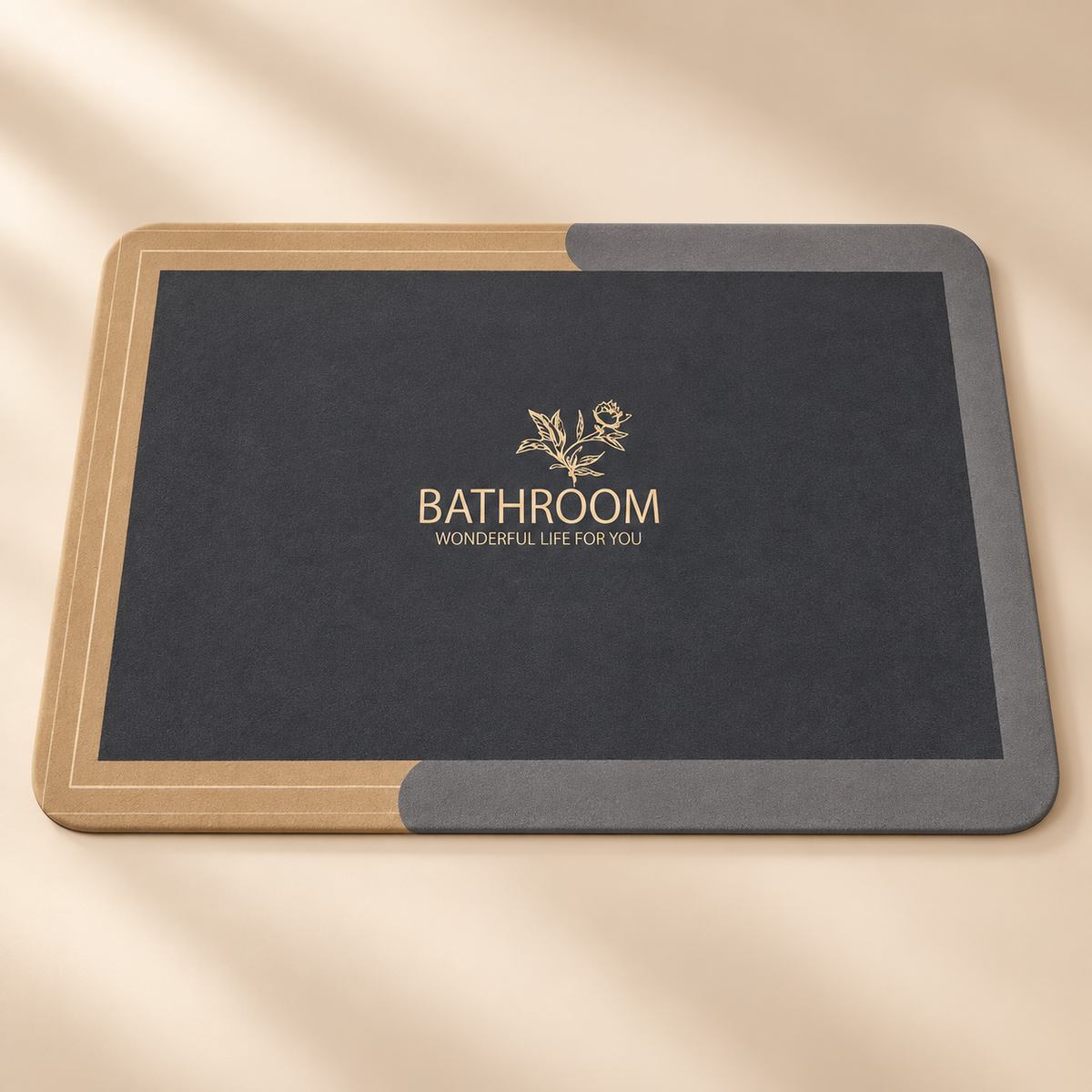 Alfombra de baño 40 × 60 cm, diseño BATHROOM 21009-1 — vista principal