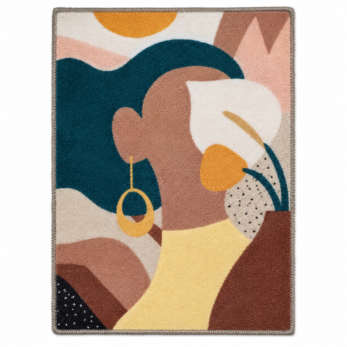 Alfombra de baño 40 × 60 cm, diseño surtido 21009-11 — detalle del producto