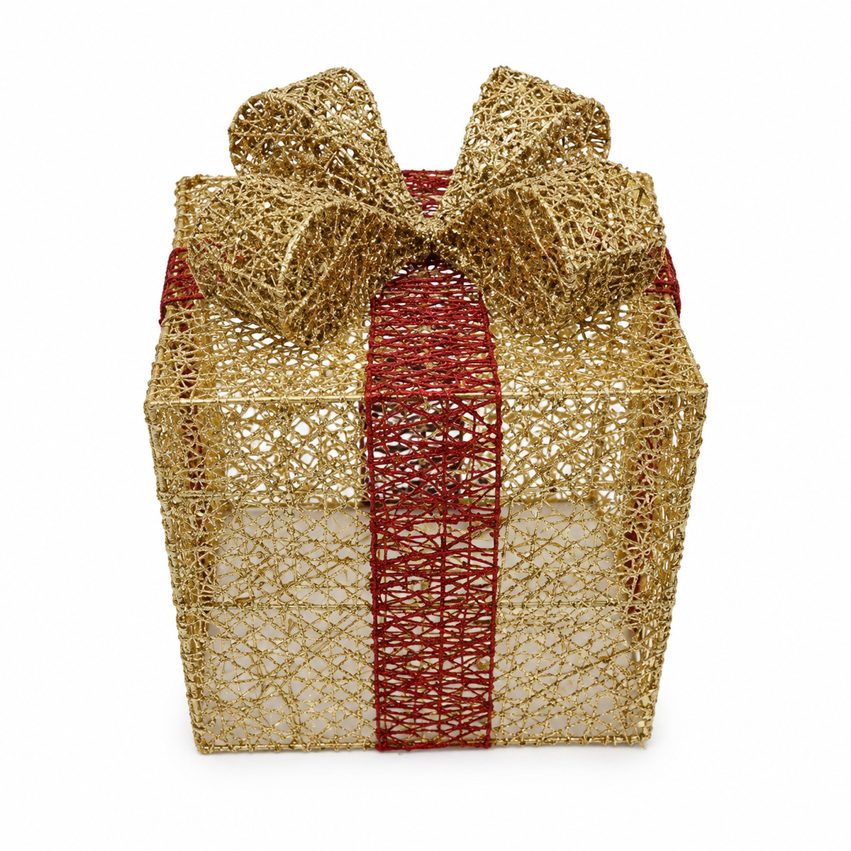 Caja de regalo navideña luminosa — 22002-18 sobre fondo blanco
