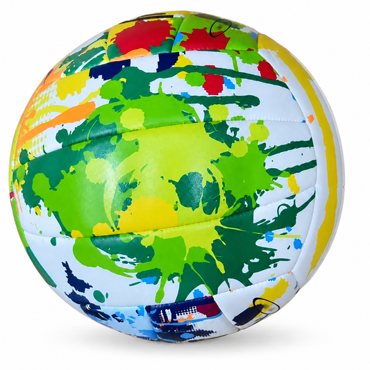 Balón de voleibol con diseño multicolor 23193-21 — vista sobre fondo blanco