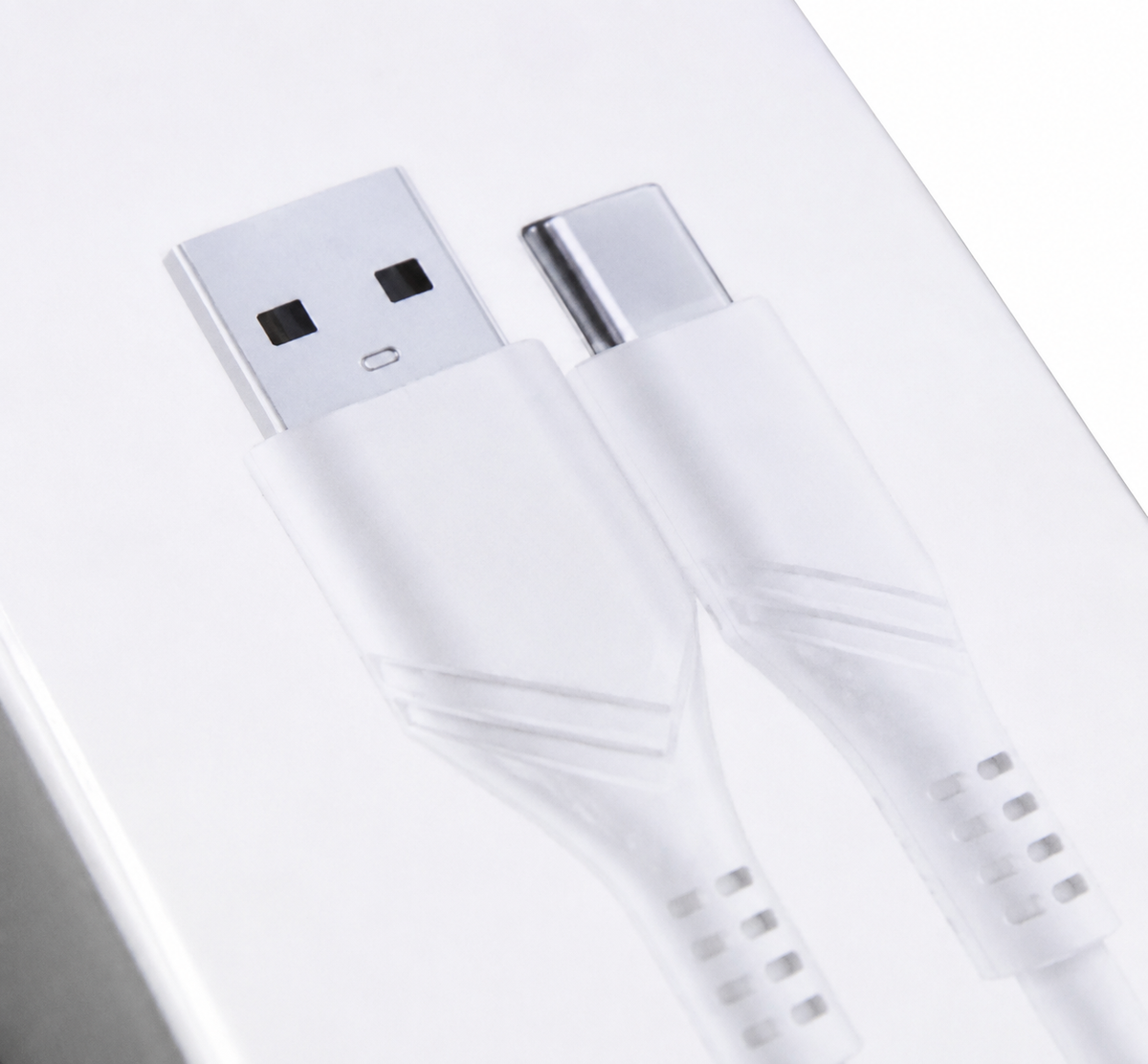 Cable USB-A a USB-C blanco 23198-3 — detalle del producto