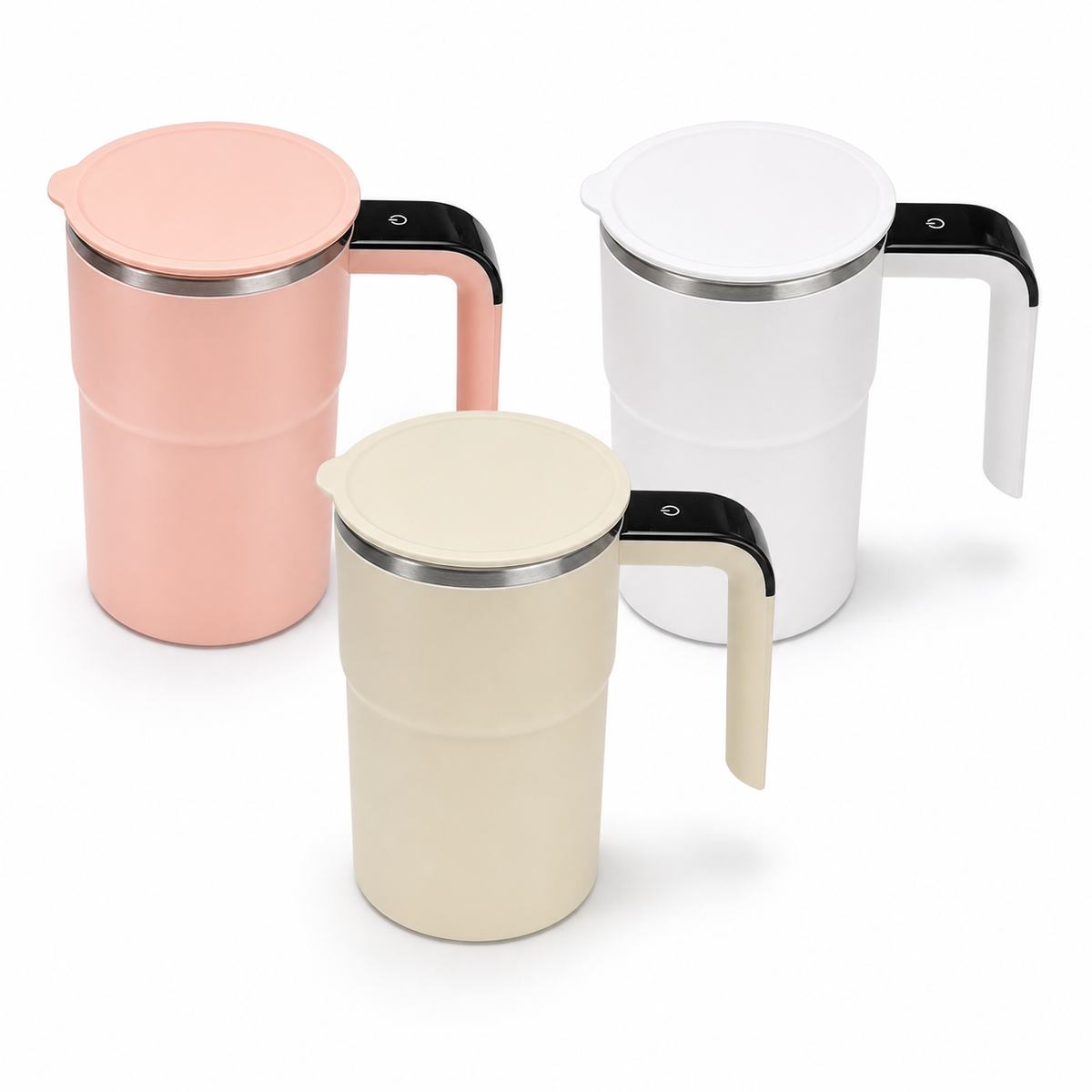 Taza mezcladora magnética recargable — 24040-109 sobre fondo blanco
