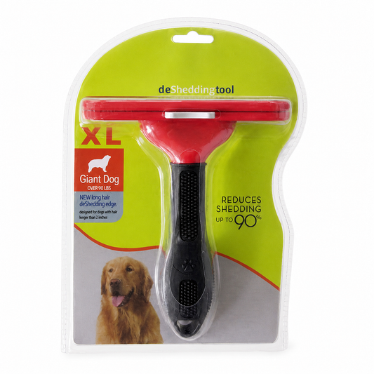 Cepillo deslanador para perro talla XL 25061-6 — fondo blanco