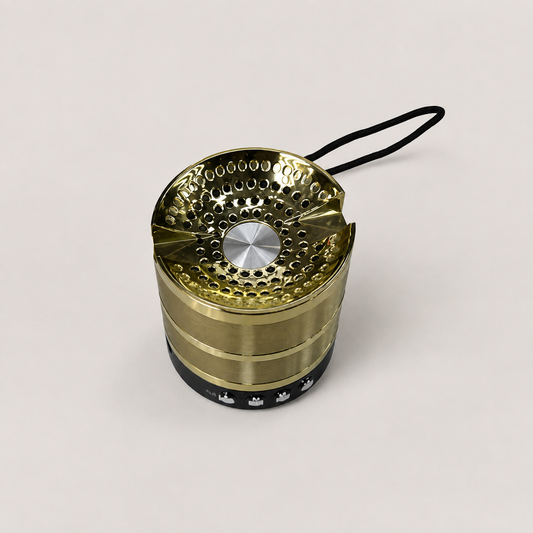 Bocina compacta dorada con correa 25088-73 — vista principal
