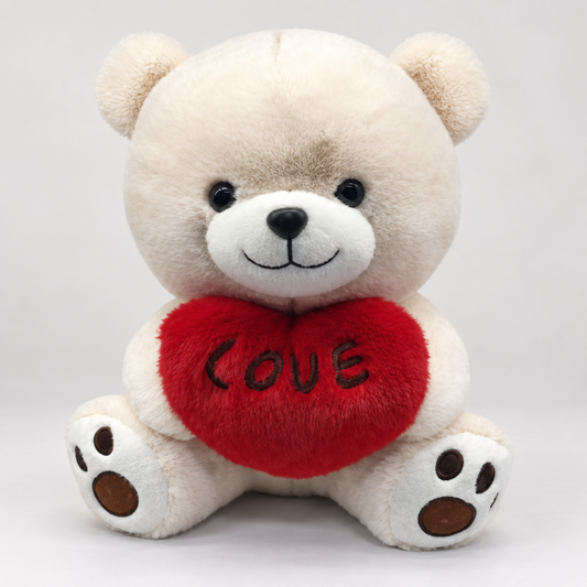 Peluche de oso con corazón LOVE, 32 cm 25160-12 — vista principal