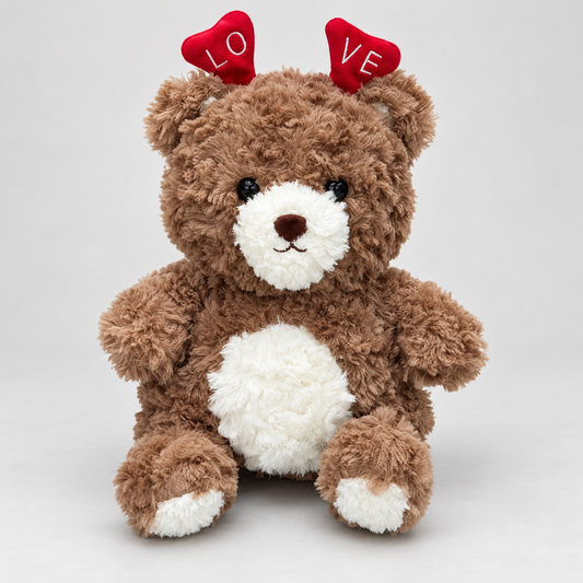 Osito de peluche LOVE con corazones 25160-7 — vista principal