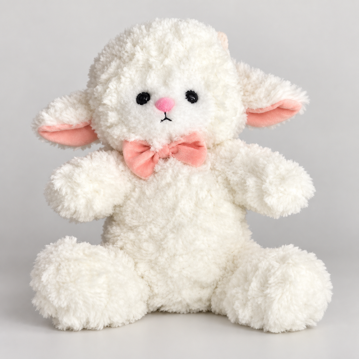 Peluche de ovejita con lazo rosa 25160-9 — vista principal