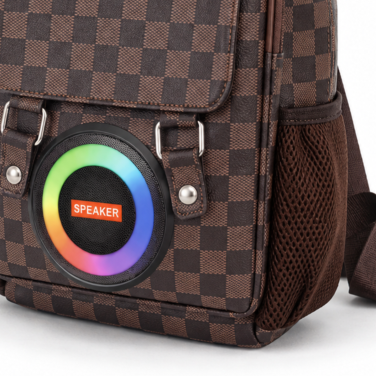 Detalle de Mochila con bocina Bluetooth RGB XK-805 — 25183-1