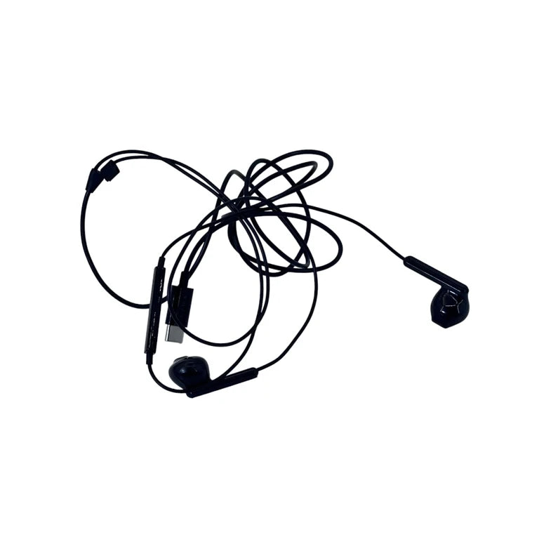 Audífonos con Cable Ezra USB-C, con Micrófono y Control en el Cable, Disponibles en Blanco y Negro