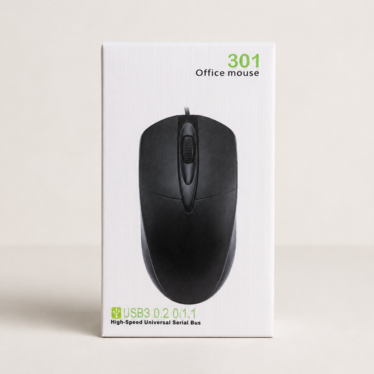Mouse de oficina con cable USB 301 28796-13 — vista principal
