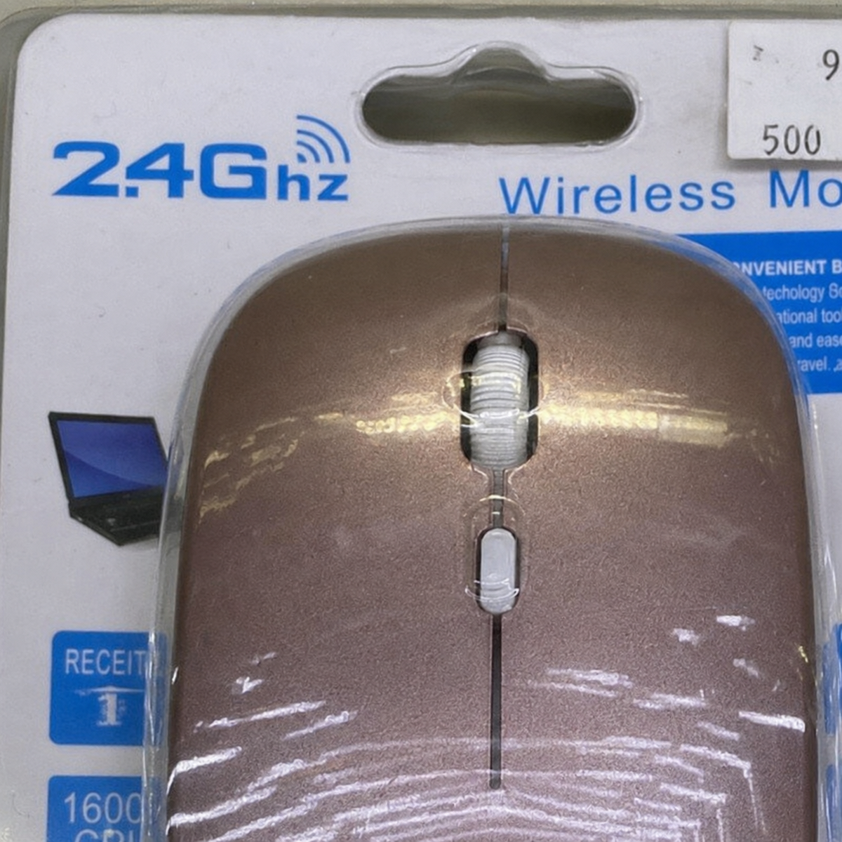 Mouse inalámbrico de perfil delgado 28796-24 — detalle del producto
