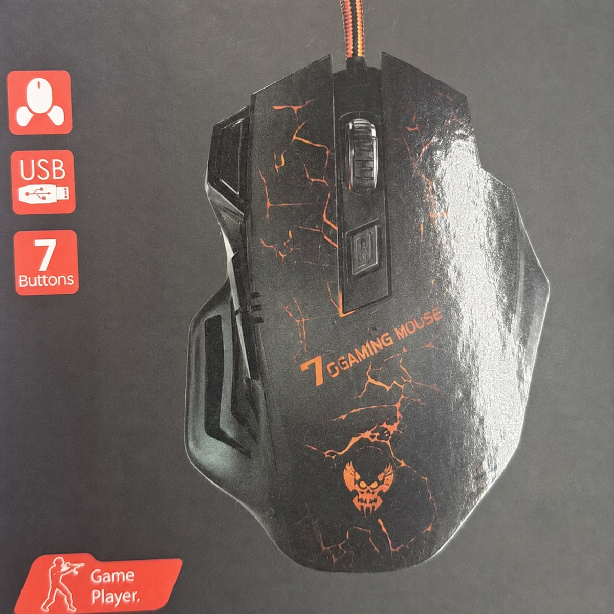 Mouse gaming USB X7 28796-32 — detalle del producto